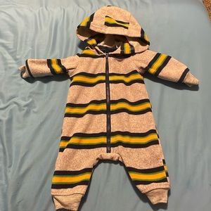 Carter’s Gray Striped Lounger